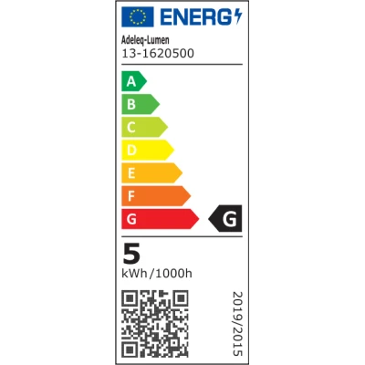 Λάμπα led MR16 GU5.3 5W 12V AC/DC 3000k θερμό λευκό φως δέσμης 105° 450 lumen Ø50mm Economy