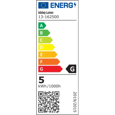 Λάμπα led ισχύος MR16 GU5.3 5W 12V ac/dc 3000k θερμό λευκό φως δέσμης 30° 340 lumen Economy Λάμπα led ισχύος MR16 GU5.3 5W 12V ac/dc 3000k θερμό λευκό φως δέσμης 30° 340 lumen Economy