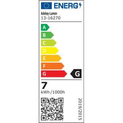 Λάμπα led ισχύος MR16 GU5.3 7W 12V AC/DC 6200k ψυχρό λευκό φως δέσμης 30° 480 lumen Economy