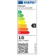 Λάμπα led Globe COG Φ95 Ε27 ισχύος 10W 230V διάφανη ντιμαριζόμενη 2800k θερμό λευκό φως 1200lm