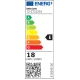 Λάμπα led Α65 Ε27 αχλάδι ισχύος 20W 230V 4000k ενδιάμεσο φως δέσμης 300° 2000lm