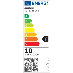 Λάμπα led τύπου αχλάδι E27 ισχύος 10W 42VAC 4000k ενδιάμεσο λευκό φως 810Lm Economy