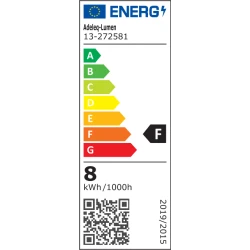 Λάμπα led τύπου αχλάδι E27 8W 42VAC 4000k ενδιάμεσο λευκό φως 650Lm με ματ κάλυμμα Economy