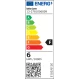 Διακοσμητική λάμπα led Globe Ø95mm E27 6W 230V ντιμαριζόμενη 2200k θερμό λευκό φως μελί 600lm