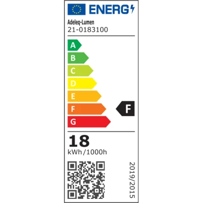 Led panel λευκό στρογγυλό επίτοιχο 18W 230V 6300k ψυχρό λευκό φως 1300lm με τροφοδοτικό