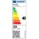 Προβολέας led smd λευκός 30W 230V με θερμό φως 3000Κ 3300lmn στεγανός IP65 και καλώδιο 50cm 