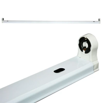 Slim φωτιστικό σκαφάκι για 1 λάμπα LED T8 G13 60cm μόνο για λάμπα led με τροφοδοσία στα 2 άκρα