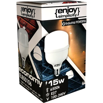 Λάμπα led βαρελάκι E27 15W 230V 4000K ενδιάμεσο λευκό φως 1820lm