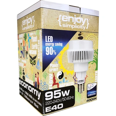 Λάμπα led UFO high power E40 95W 230V 4000K ενδιάμεσο λευκό φως 13500lm 50.000h Λάμπα led UFO high power E40 95W 230V 4000K ενδιάμεσο λευκό φως 13500lm 50.000h