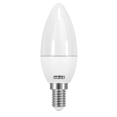 Λάμπα LED κεράκι Ε14 B35 3W 3000k θερμό  λευκό φως 250lm δέσμης 270° 15000h
