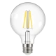 Λάμπα led Filament clear G95 E27 8W 230V 3000k θερμό λευκό φως 1060lm δέσμης 320° Λάμπα led Filament clear G95 E27 8W 230V 3000k θερμό λευκό φως 1060lm δέσμης 320°