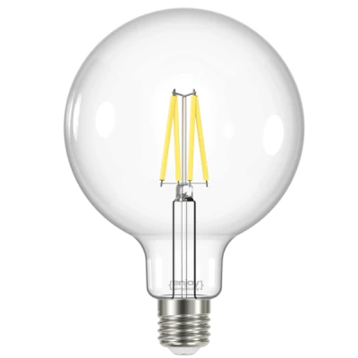 Λάμπα led Filament clear globe G125 E27 7.2W 230V 3000k θερμό λευκό φως 806lm δέσμης 320° 15000h