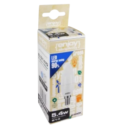 Λάμπα LED κεράκι Ε14 B35 3W 3000k θερμό  λευκό φως 250lm δέσμης 270° 15000h