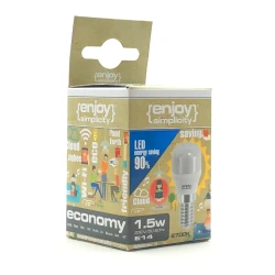 Λάμπα led ψυγείου οπαλ E14 1.8W 230V 2700k θερμό λευκό φως 160 lumen Ø27x58mm