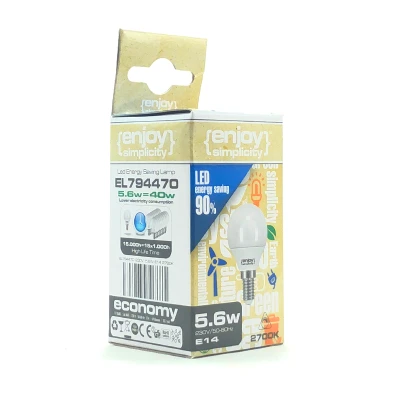 Λάμπα led σφαιρική Φ45 E14 5W 230V ντιμαριζόμενη 3000k θερμό λευκό φως 240° 470lm Λάμπα led σφαιρική Φ45 E14 5W 230V ντιμαριζόμενη 3000k θερμό λευκό φως 240° 470lm