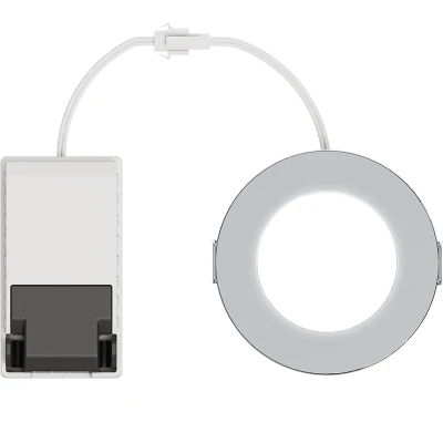 Led σποτ Chrome 4.2W 4000k ενδιάμεσο φως 480lm Φ72 με Driver & στεγανότητα IP65 