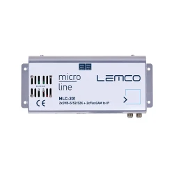 Επαγγελματικός ψηφιακός διαμορφωτής headend 2×DVB-S/S2/S2X και 2×FlexCAM σε IP με υποστήριξη FlexCAM για κλειδωμένα κανάλια LEMCO MLC-201