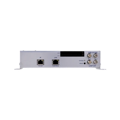 Επαγγελματικός ψηφιακός διαμορφωτής headend 2×DVB-S/S2/S2X και 2×FlexCAM σε IP με υποστήριξη FlexCAM για κλειδωμένα κανάλια LEMCO MLC-201