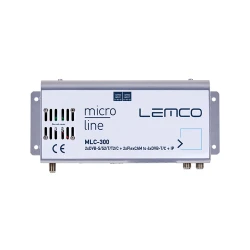 Επαγγελματικός ψηφιακός διαμορφωτής headend 2 εισόδων DVB-S/S2/T/T2/C και 2×FlexCAM σε 4 εξόδους RF DVB-T/C και IPTV με υποστήριξη FlexCAM LEMCO MLC-300