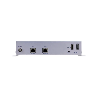 Ψηφιακός επαγγελματικός διαμορφωτής headend 2×HDMI σε DVB-T/C και IPTV streaming LEMCO MLH-300