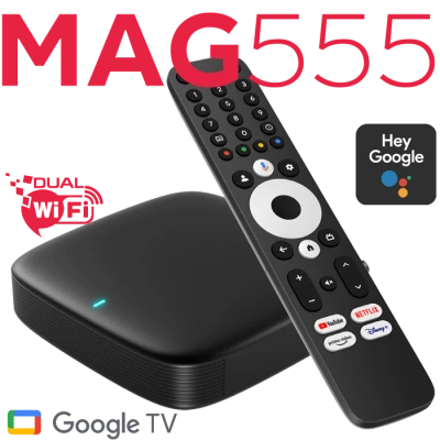 Media player 4K HDR GOOGLE TV MAG555 Bluetooth 5.0 Dolby Digital Wi-Fi USB 2x HDMI LAN 2GB/16GB