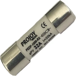 Κυλινδρική ασφάλεια Projoy PEDF-1000-32 10x38 32A 1000V DC για φωτοβολταϊκά συστήματα Κυλινδρική ασφάλεια Projoy PEDF-1000-32 10x38 32A 1000V DC για φωτοβολταϊκά συστήματα