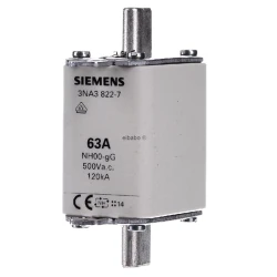 Μαχαιρωτή ασφάλεια Siemens 63A ΝΗ000 500V AC