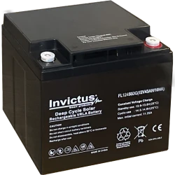 Μπαταρία μολύβδου solar 45Ah 12V Invictus FL12-45 Μπαταρία μολύβδου solar 45Ah 12V Invictus FL12-45