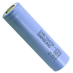 Μπαταρία λιθίου χωρίς προστασία Samsung 18650-2500mAh INR Μπαταρία λιθίου χωρίς προστασία Samsung 18650-2500mAh INR