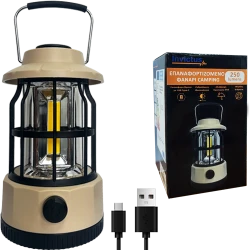 Επαναφορτιζόμενο φανάρι camping 250lm με USB Speras SP-801-L Επαναφορτιζόμενο φανάρι camping 250lm με USB Speras SP-801-L