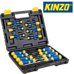 Σετ σε βαλιτσάκι με 32 κατσαβίδια Kinzo-01860 Σετ σε βαλιτσάκι με 32 κατσαβίδια Kinzo-01860