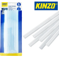 Σετ 6 ράβδοι θερμοκόλλας 11x200mm για πιστόλι θερμοκόλλησης Kinzo-79751 Σετ 6 ράβδοι θερμοκόλλας 11x200mm για πιστόλι θερμοκόλλησης Kinzo-79751