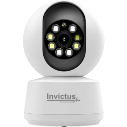 Κάμερα ασφαλείας Wi-Fi PTZ 2MP Full HD 1080p με αμφίδρομη επικοινωνία Invictus HTP-8