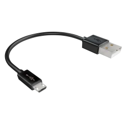Καλώδιο USB 2.0 micro USB ταχείας φόρτισης και μεταφοράς δεδομένων 0,15 m Καλώδιο USB 2.0 micro USB ταχείας φόρτισης και μεταφοράς δεδομένων 0,15 m