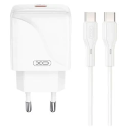 XO-L141 τροφοδοτικό-φορτιστής Type C 5V 20W με καλώδιο Type C