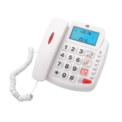 Σταθερό τηλέφωνο DT-891CID New white με μνήμη κλήσεων και ανοιχτή ακρόαση