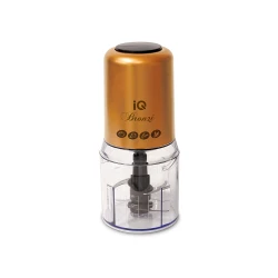 Πολυκόπτης IQ 400W με διπλές ανοξείδωτες λεπίδες και κάδο 0.5 lt σε bronzi χρώμα EM-570