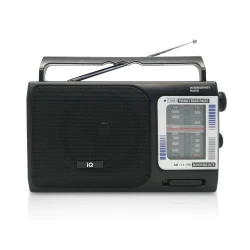 Φορητό ράδιο FM/AM IQ PR-141 με αναλογικό δέκτη και ενσωματωμένο ηχείο