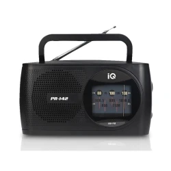Φορητό ραδιόφωνο FM/AM IQ PR-142 με αναλογικό δέκτη και ενσωματωμένο ηχείο