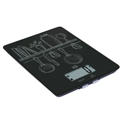 Ψηφιακή ζυγαριά κουζίνας SC-734 black με μέγιστο βάρος 5 κιλά και οθόνη 66x29mm Ψηφιακή ζυγαριά κουζίνας SC-734 black με μέγιστο βάρος 5 κιλά και οθόνη 66x29mm