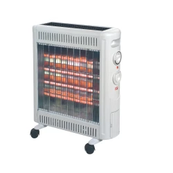 Θερμάστρα χαλαζία 2400W HT-1470 white με 3 ρυθμίσεις θέρμανσης και διακόπτη ασφαλείας