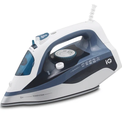Ηλεκτρικό σίδερο EI-861 blue 2400W με κεραμική πλάκα και συνεχή παροχή ατμού 25g/min