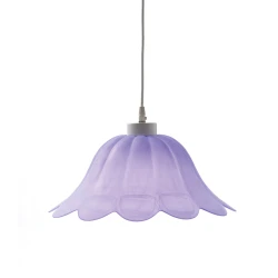 Φωτιστικό κρεμαστό γυαλί W.ALABASTER LILA SATIN MANDALAY 1x E27 370xΗ170mm 