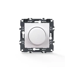 Dimmer ροοστάτης φωτισμού χωνευτός PRIME Multi Dimmer 2 εξόδων 1P TRIAC 800VA 250VAC IP20 λευκός