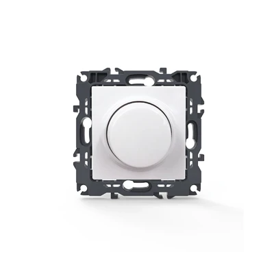 Dimmer ροοστάτης φωτισμού χωνευτός PRIME Multi Dimmer 2 εξόδων 1P TRIAC 800VA 250VAC IP20 λευκός