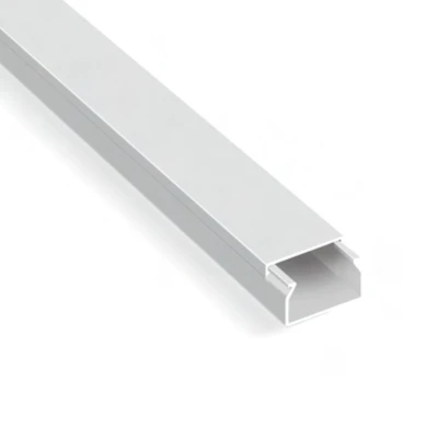 Κανάλι διανομής καλωδίων από PVC με διάσταση 25X16mm σε λευκό χρώμα