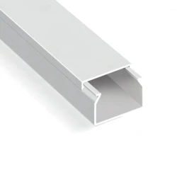 Κανάλι διανομής καλωδίων από PVC με διάσταση 80X60mm σε λευκό χρώμα