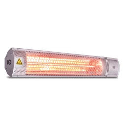 Σόμπα εξωτερικού χώρου 2000W HT-1497 silver με τηλεχειριστήριο και IP65 προστασία