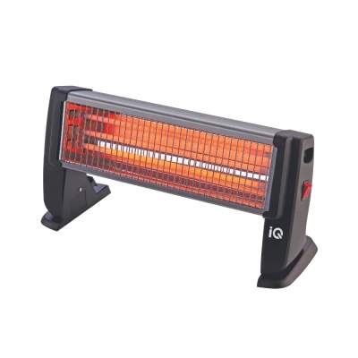 Θερμάστρα χαλάζια 1500W με 3 λάμπες quartz και 2 επίπεδα θερμότητας HT-1453 black Θερμάστρα χαλάζια 1500W με 3 λάμπες quartz και 2 επίπεδα θερμότητας HT-1453 black