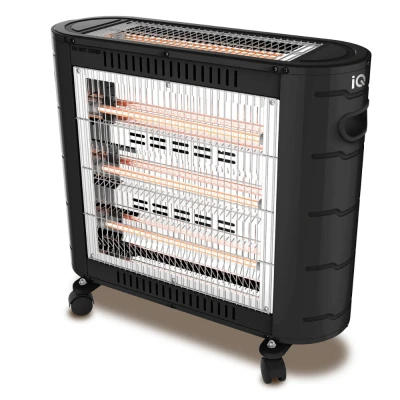 Θερμάστρα quartz 2400W HT-1481 με 4 λάμπες και ρυθμιζόμενη θερμοκρασία